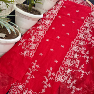 Kota doria embroidery suit
