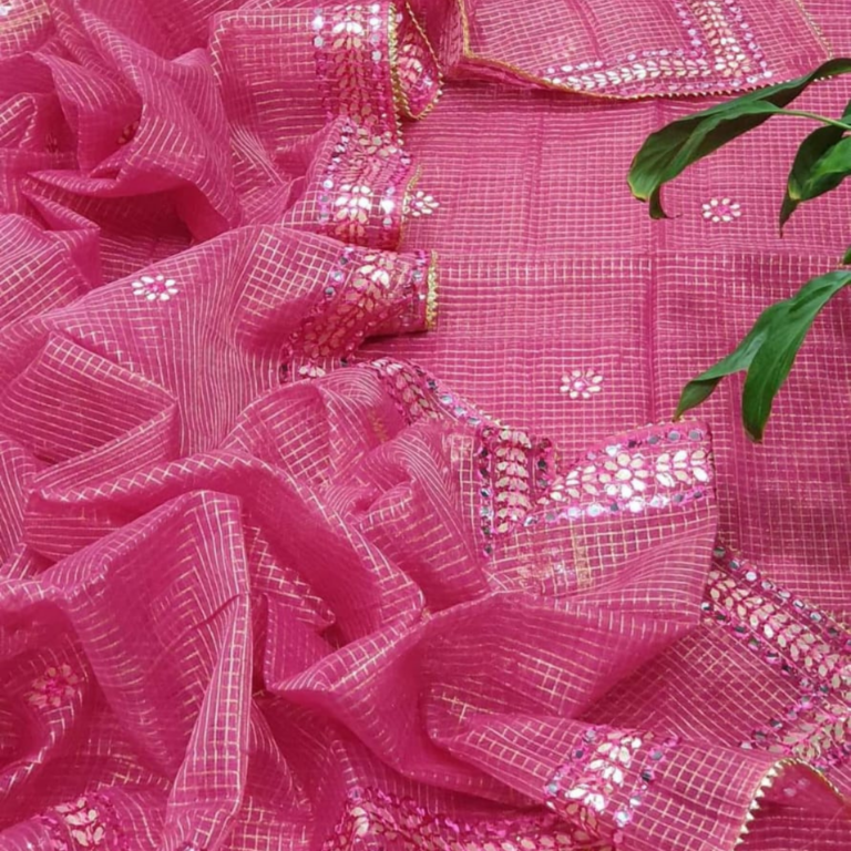 KOTA DORIA TISSU GOTTA PATTI SUIT